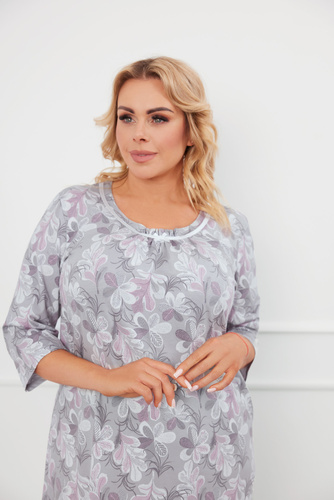 Nočná košeľa Ardila, 3/4 rukáv Talianska móda - potlač