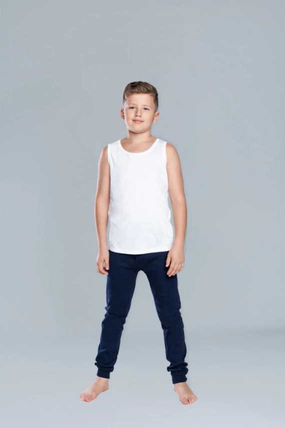 Johnny nohavice pre chlapcov Talianska móda - námornícka modrá