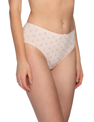 Figi L-122 BI-71 Lama Bavlnené figi bikini 3-pack Kvetinový komfort