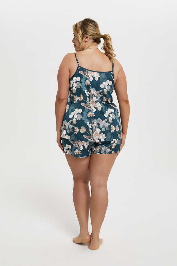 Scarlet Dámske pyžamo slim-fit, krátke šortky Italian Fashion - potlač