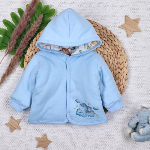 ABN-5616 Detská bunda Little Dreamers Nini z organickej bavlny - organická, bezpečná, teplá