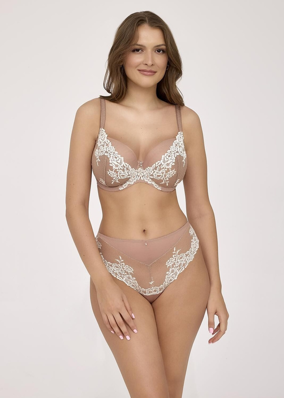 Podprsenka Ava 2192 Tiger Semi Soft - polovystužená, zvierací motív, ideálna podpora