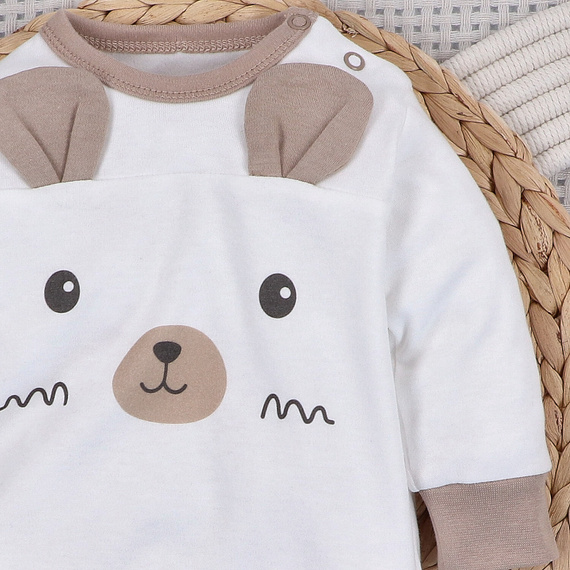 ABN-5509 Sky Journey Nini detské pyžamo bez nôh | Organická bavlna, zapínanie na cvočky