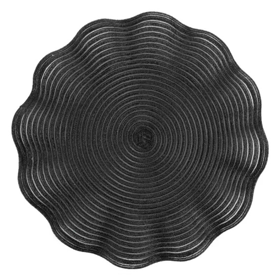Podložka na stôl Eurofirany elegantná podložka pod taniere glamour June black