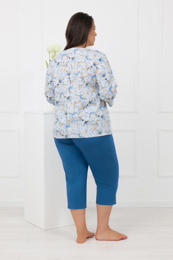 Dámske pyžamo Celozja Italian Fashion 100% bavlna 3/4 rukáv 3/4 nohavice