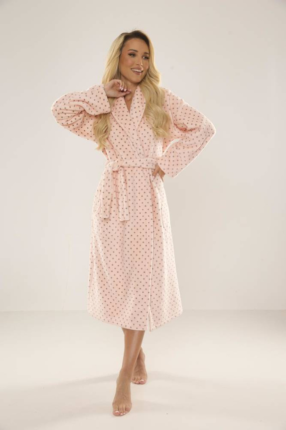 548 Dámsky župan Melanie Long Forex - lososový