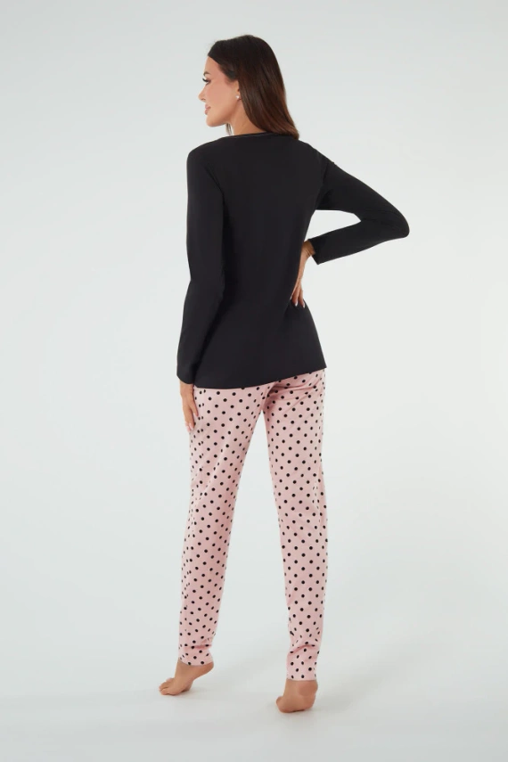 Buscato Dámske pyžamo s dlhým rukávom, dlhé nohavice Talianska móda