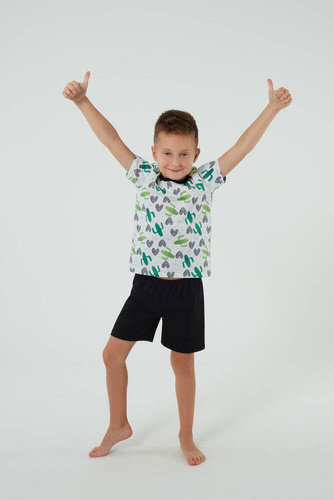 Picos Detské pyžamo Italian Fashion - potlač/čierna