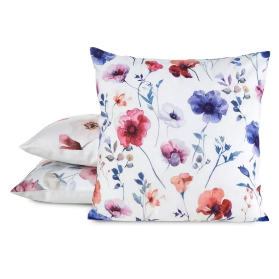 Obliečka na vankúš 45x45 Mink 38 Eurofirany zamat kvety