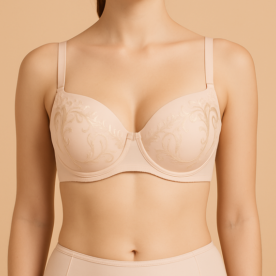 VB-474 Podprsenka s plnými košíčkami Vena - plné košíčky a čipka Vena nude