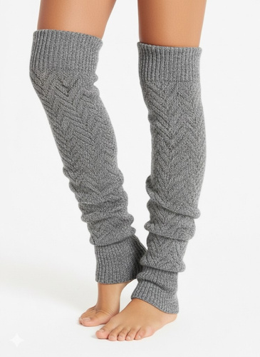 Gamaše Gatta Wedel Soft art.01 - teplé žakárové gamaše na zimu, sivé