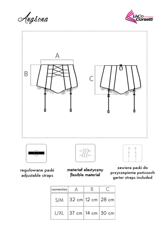 Angsona Dámske nohavičky LivCo Corsetti Fashion black