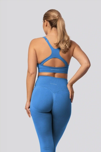 Legíny push-up Spaio PRO vysoký pás krycie tvarujúce ice blue