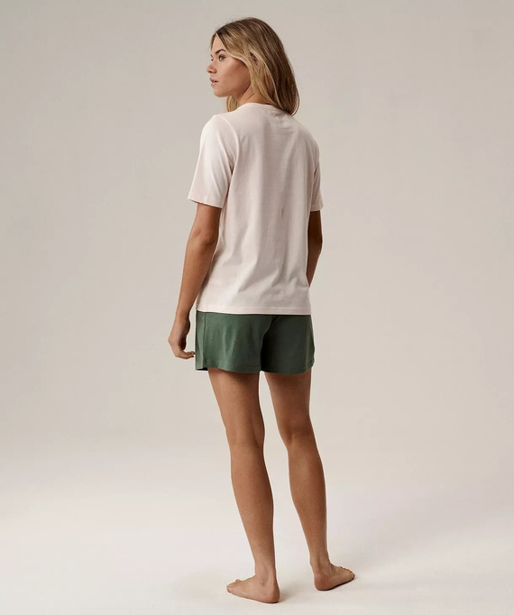 Dámske pyžamo Atlantic NLP-498E ružovo-zelené - bavlnené, pohodlné a elegantné