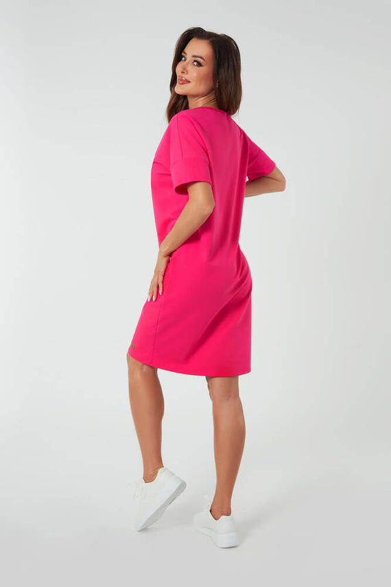 Stella dámska tunika s krátkym rukávom Italian Fashion - fuchsiová