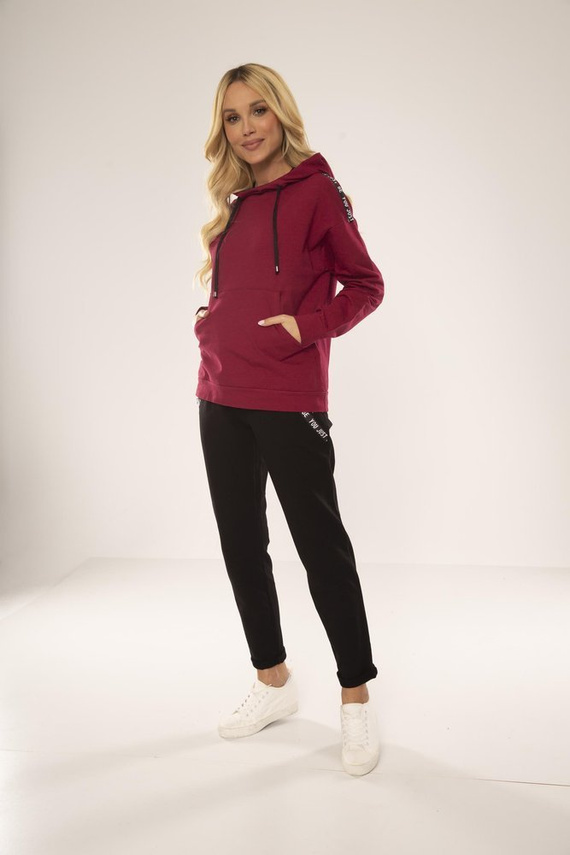 496 Dámska tepláková súprava Just Forex - bordová