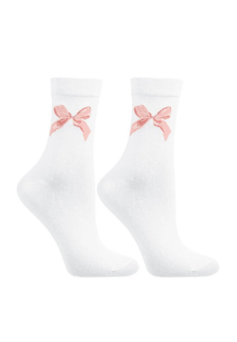 CSLW700-001 Moraj Socks - dámske ponožky v plechovke s jemným vzorom kariet, ideálne na darovanie