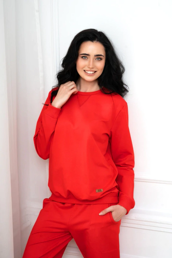 Panama Tepláková súprava Italian Fashion - červená