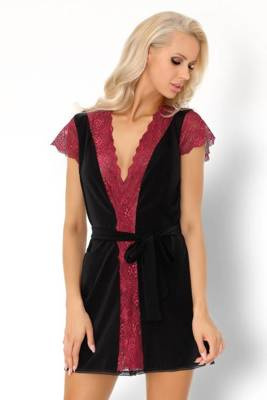 Kumiko LC 90428 Ružový dámsky župan Rosses Collection LivCo Corsetti