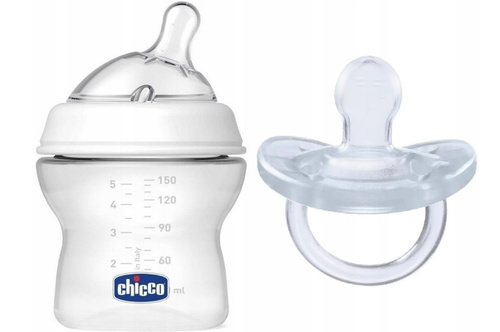 Chicco set - NaturalFeeling 150 ml fľaša + cumlík PhysioForma Soft 0-6 m