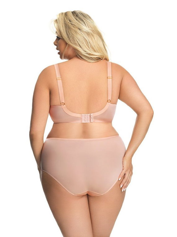 K 558 Dúhová mäkká podprsenka Gorsenia - broskyňová