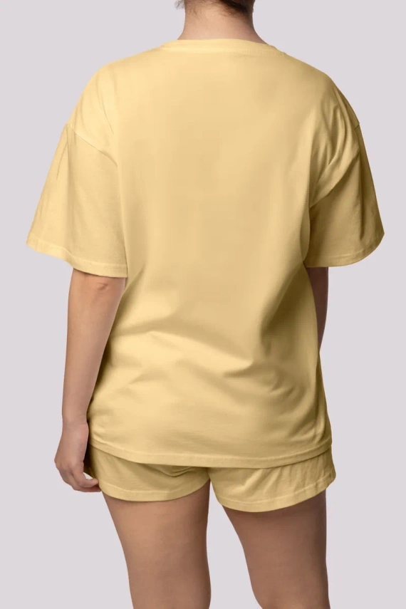 Bliss dámske pyžamo s krátkym rukávom Mona yellow