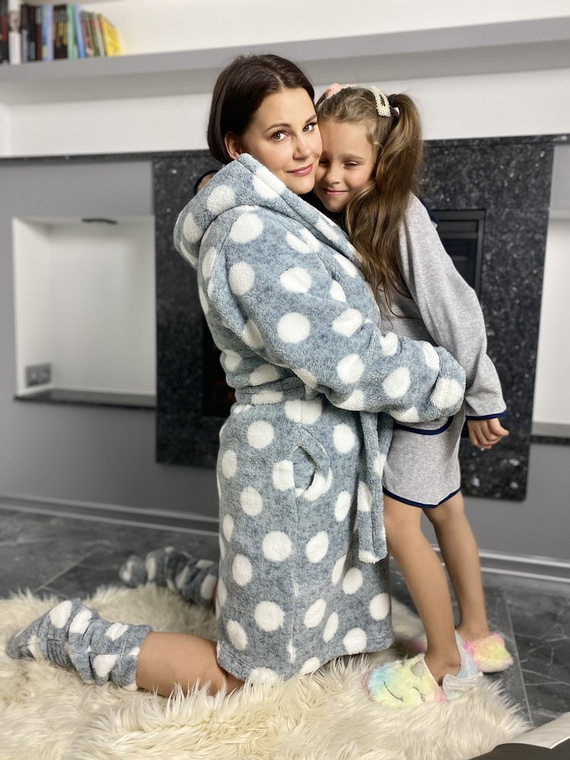 323 Dots Forex župan - sivý