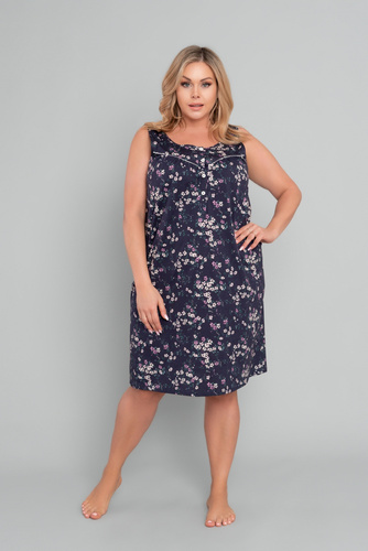 Evita Nočná košeľa a dojčiaca košieľka, široké ramienka Talianska móda - potlač