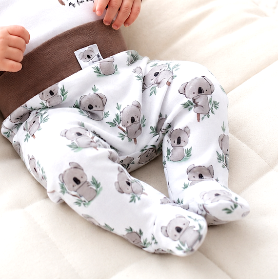 ABN-5210 Kojenecké polodupačky Nini Sweet Koala 100 % organická bavlna