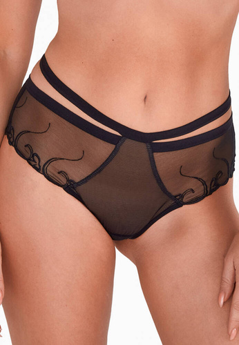 GFB 1220 Lila Gaia Brazílske nohavičky čierne