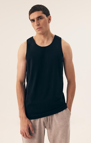 42978 Move 10 Henderson pánske tričko čierne - bavlnené bez ramienok, 2 ks.