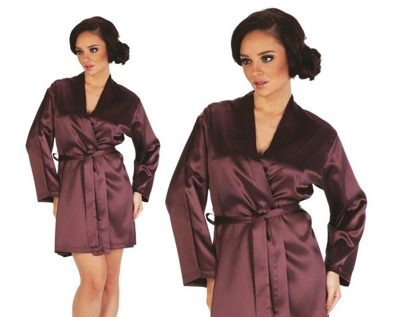 797 Dámsky župan Classic Forex - slivka/švestka