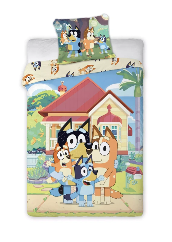 Obliečky Bluey Faro 100% bavlna mäkké detské obliečky Bluey