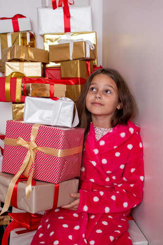 998 Motýlik Forex Detský župan - modrý