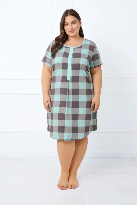 Nočná košeľa Sandra a dojčiace šaty s krátkym rukávom Talianska móda