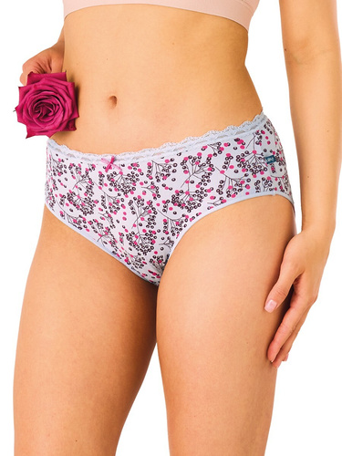 Nohavičky Midi Bikini Key LPC 557 B26 A2 2-balenie bavlnené vzorované