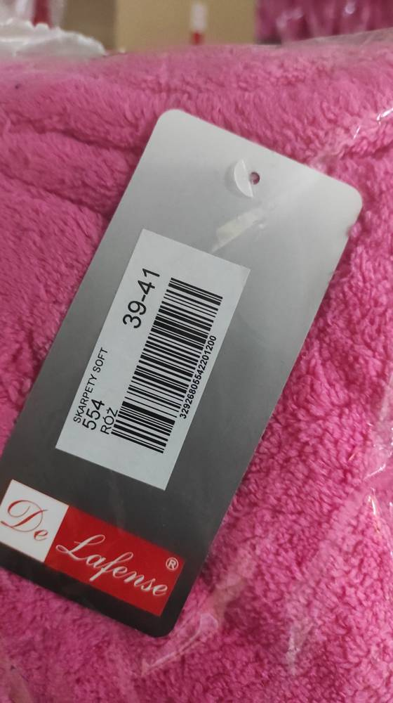 553/554 Wellsoft Hladké ponožky na spanie De Lafense - ružové