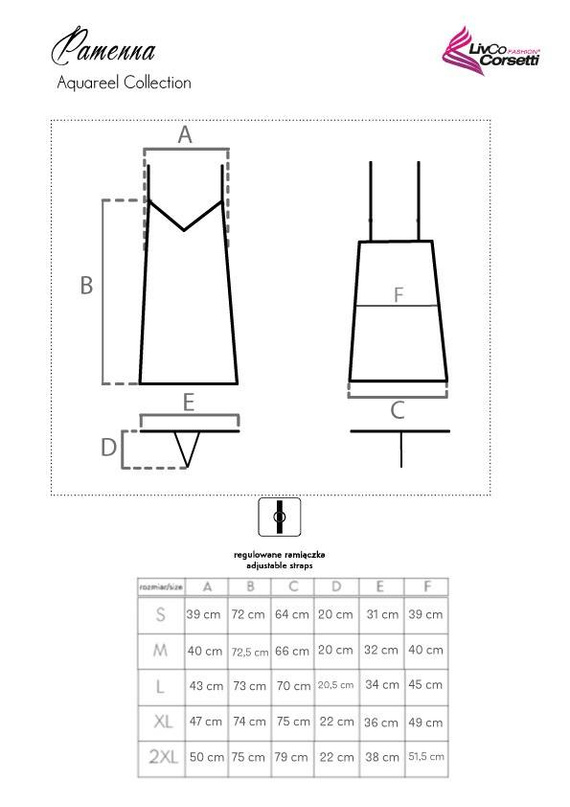 Pamenna Dámske tričko + tangá LivCo Corsetti Fashion