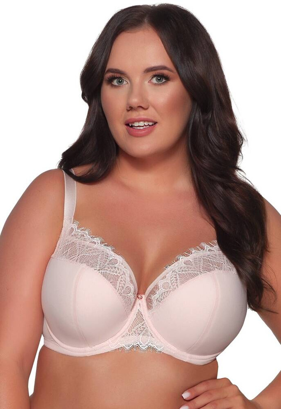 2076 Polovystužená podprsenka Ava ružová