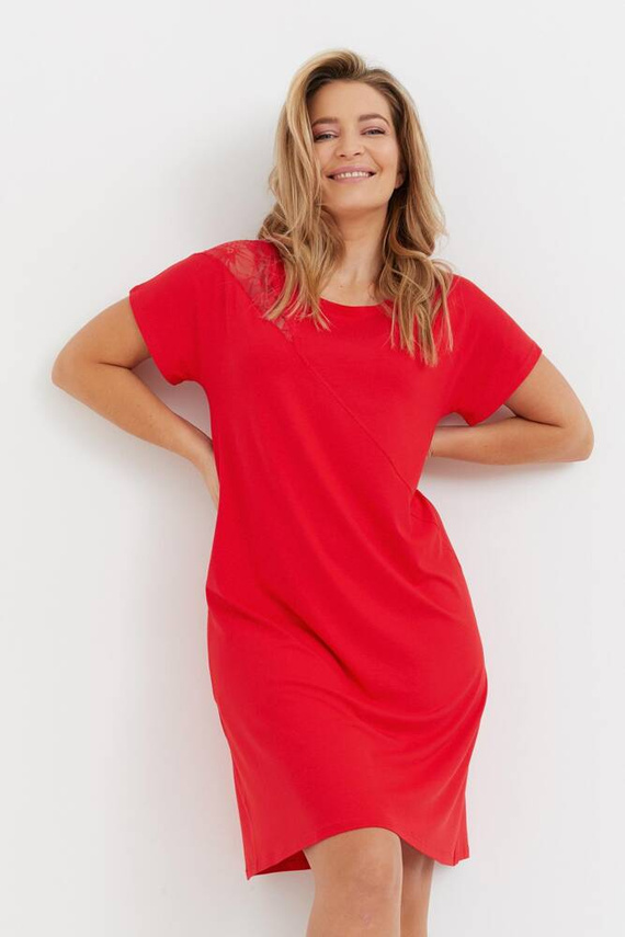 737 Velar Forex nočná košeľa - červená