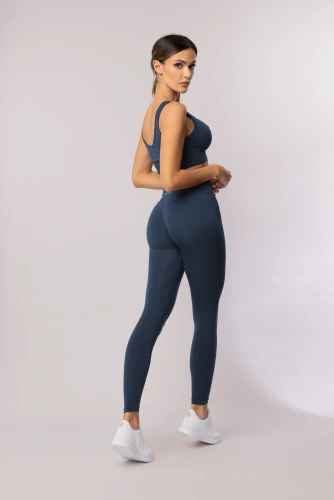 Dámske legíny SPAIO Flex Innergy 2.0 navy blue- bezšvové, podpora regenerácie