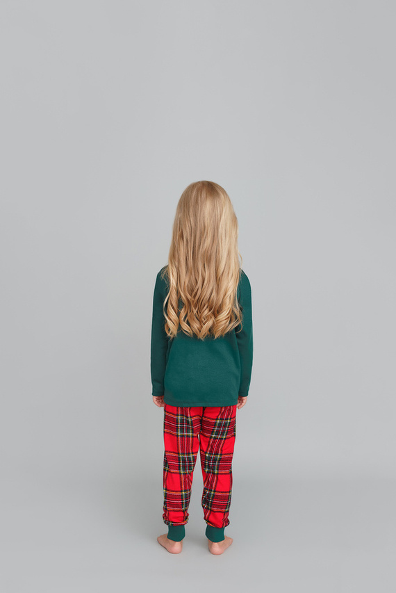 Santa pyžamo dievčatá Talianska móda - zelená