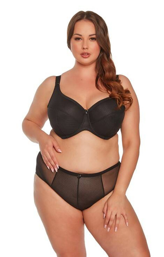BSM 1058 Polovystužená maxi podprsenka Sonia Gaia - čierna