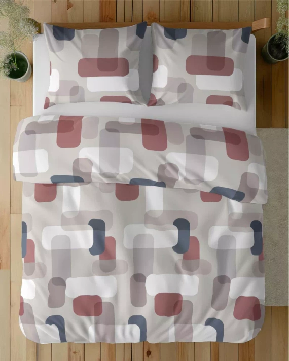 5487 B Detexpol Saténové príbehy sivá posteľná bielizeň| 100% bavlna, saténová väzba, zips, darčekové balenie