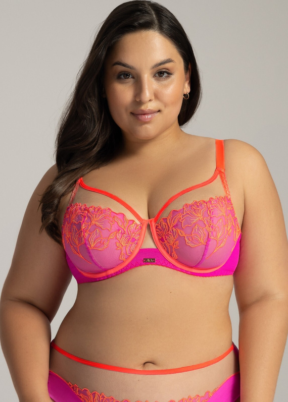 2162 Maxi Ava Soft Bra - žiarivá, mäkká, veľká veľkosť