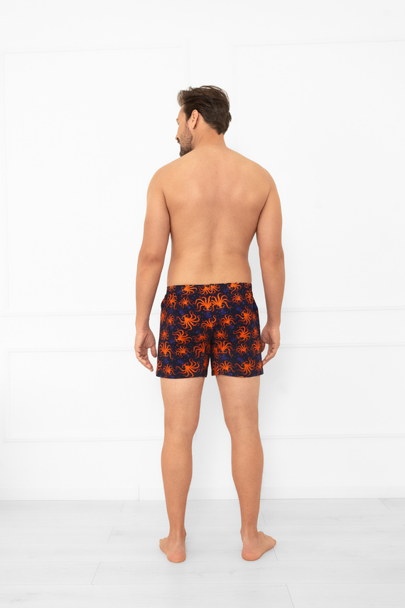 Oskar - voľné pánske boxerky s potlačou chobotnice | Italian Fashion