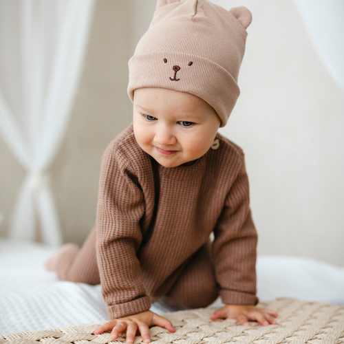 Beary Cool Detský sveter Eevi - béžový, mäkký a pohodlný