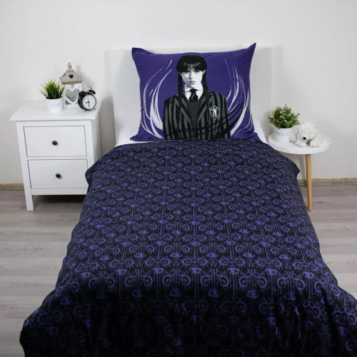 Bavlnené obliečky Wednesday Handy Thing 140x200 Jerry Fabrics fialové