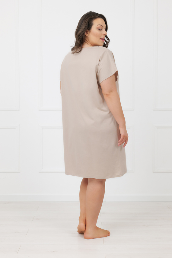Dámska nočná košeľa Rima Italian Fashion 100% bavlna krátky rukáv
