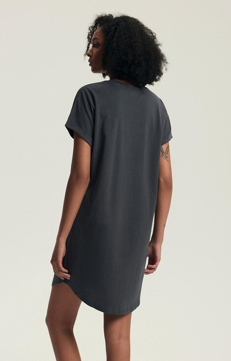 43687 Danna Dámske tričko Henderson šedé - bavlna, krátky rukáv, potlač